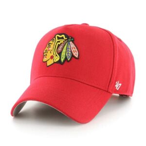 Casquette de baseball 47 Brand Chicago Blackhawks '47 MVP DT NHL Snapback Hat Rouge 720307