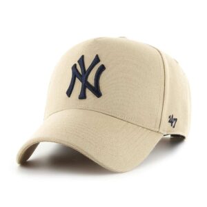 Casquette de baseball 47 Brand New York Yankees '47 MVP DT MLB Snapback Brown Hat Brown 719473
