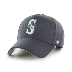 Casquette de baseball 47 marque Seattle Mariners Team Color '47 MVP DT MLB Snapback Hat gris 719507