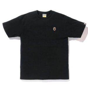 BAPE Ape Head One Point Tee Noir Noir 718815