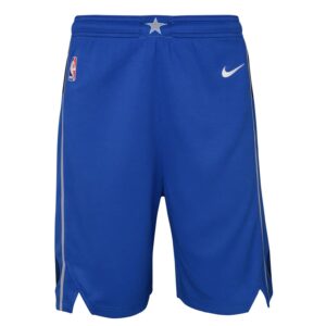 Nike Dallas Mavericks Icon Edition Swingman Youth NBA Short Bleu 718900