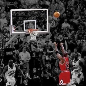 Michael Jordan Chicago Bulls The Shot NBA Affiche murale 720249