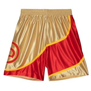 Mitchell & Ness 75e anniversaire Or Swingman Atlanta Hawks 1996-97 Short Noir 728238