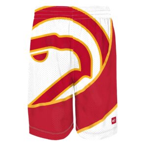 Mitchell & Ness Big Face Shorts Atlanta Hawks Shorts Jaune/Blanc/Rouge 728335