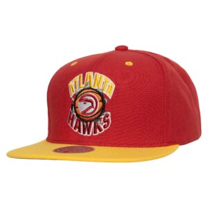 Mitchell & Ness Breakthrough Snapback HWC Atlanta Hawks Chapeau Rouge 729023