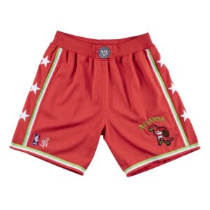 Mitchell & Ness Future x BR Remix Swingman Atlanta Hawks Short vert/blanc/rouge 728324