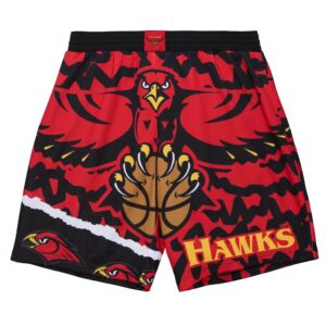 Mitchell & Ness Jumbotron 2.0 Short sublimé Atlanta Hawks Jaune/Noir/Rouge 728475