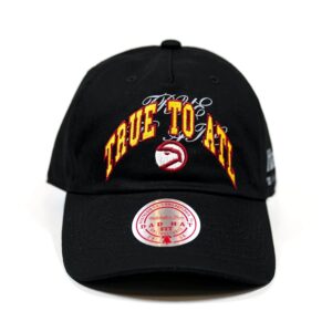 Mitchell & Ness Lil Baby x BR NBA Remix Strapback Atlanta Hawks Chapeau Noir 728927