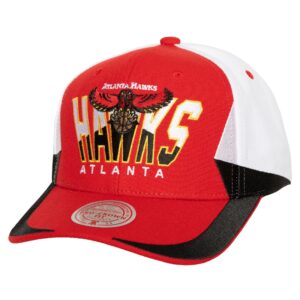 Mitchell & Ness Retrodome Pro Snapback HWC Atlanta Hawks Chapeau Blanc 728952
