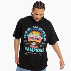 Mitchell & Ness San Antonio Spurs 2014 World Champs NBA T-shirt Noir 719525