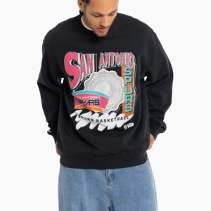 Mitchell & Ness San Antonio Spurs T-shirt à col rond vintage NBA 718998