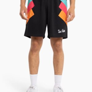 Mitchell & Ness San Antonio Spurs Wear Your Stripes NBA Mesh Short Noir 719539