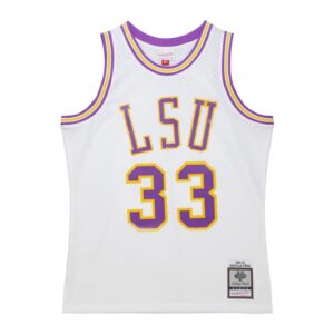 Mitchell & Ness Shaquille O'Neal Maillot de basket-ball LSU Tigers NCAA Swingman Jersey Rouge 725648