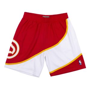 Mitchell & Ness Swingman Atlanta Hawks 1986-87 Short rouge blanc/jaune/rouge 728135