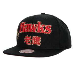 Chapeau Mitchell & Ness Water Tiger Snapback HWC Atlanta Hawks Noir 729067