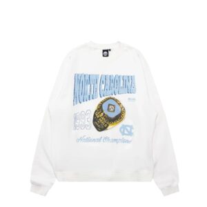 NCAA Université de Caroline du Nord 1993 Ring Champs NCAA Crewneck Jumper T-Shirt 718333