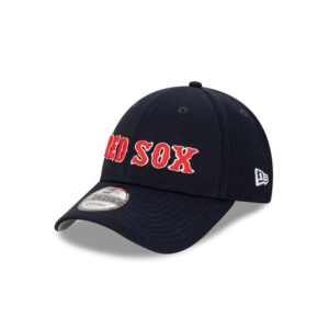 Casquette New Era Boston Red Sox 9FORTY Black MLB Snapback Noir 722647