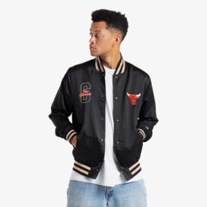 New Era Chicago Bulls NBA Veste légère en satin Violet 726716