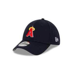 New Era Los Angeles Angels Cooperstown 39THIRTY MLB Casquette ajustée Violet 722218