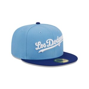 New Era Los Angeles Dodgers 59FIFTY Retro City MLB Casquette ajustée Bleu 722972