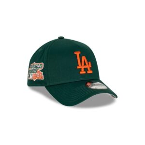 New Era Los Angeles Dodgers 9FORTY A-Frame Cuivre Vert MLB Snapback Casquette Noir 721922