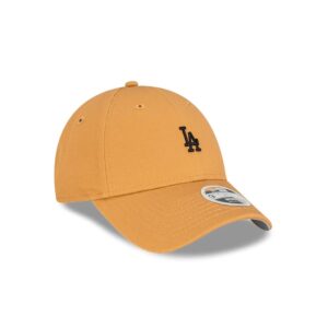 New Era Los Angeles Dodgers Wheat 9FORTY Casquette MLB Strapback pour Femme Beige 720425