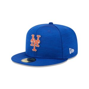 New Era New York Mets Clubhouse 59FIFTY MLB Casquette ajustée Orange-bleu 722020