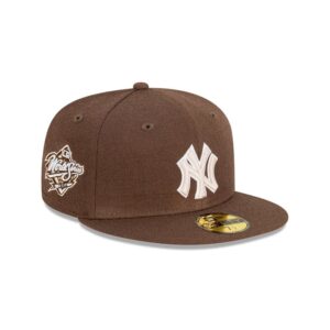New Era New York Yankees Brownstone 59FIFTY MLB Casquette ajustée marron 720490