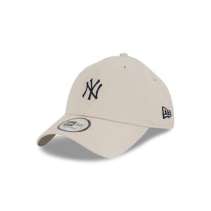 Casquette de baseball New Era New York Yankees Mini Logo Stone MLB Casual Classic Strapback Hat Beige 721377