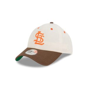 Casquette de baseball New Era St Louis Browns Cooperstown Casual Classic MLB Strapback Hat Beige 721387