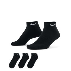 Nike Everyday Cushioned Training Low Chaussettes noires 3 Pack Noir 718487