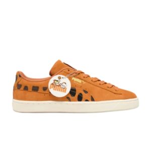 Cheetos x Puma Baskets Chester Cheetah en daim 397214 01
