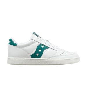 Baskets Saucony Jazz Court PU Blanc Vert Blanc S70759 3