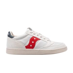 Baskets Saucony Jazz Court Premium Blanc Rouge Multicolore S70671 4