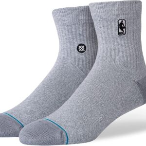 Chaussettes Stance Logoman Quarter NBA Gris Gris 718613