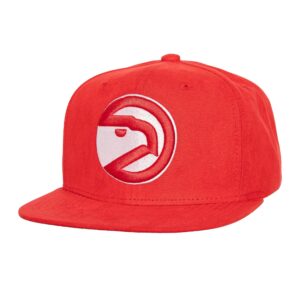 Mitchell & Ness Sweet Suede Snapback HWC Atlanta Hawks Chapeau Noir 728888