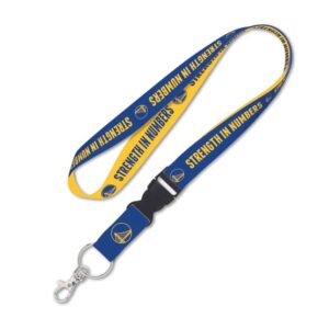 Lanyard Wincraft Golden State Warriors NBA Lanyard Jaune-bleu 718623