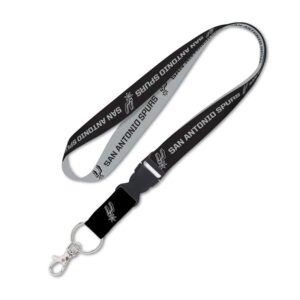 Lanyard Wincraft San Antonio Spurs NBA Lanyard Noir et argent 718634