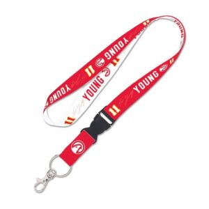 Lanyard Wincraft Trae Young Atlanta Hawks NBA Lanyard Blanc-rouge 718642