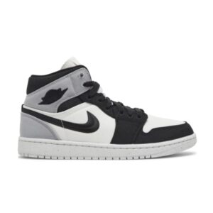 Femme Air Jordan 1 Mid SE Light Steel Gris Toile Noir DV0427 100