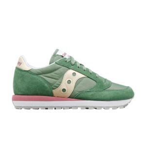 Baskets Wmns Saucony Jazz Original Émeraude Crème S1044 672