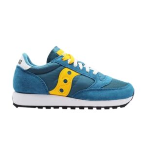 Baskets Wmns Saucony Jazz Original Vintage Teal Jaune S60368 95