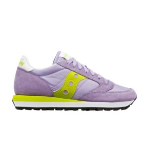 Baskets Wmns Saucony Jazz Original Violet Lime Blanc S1044 671