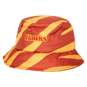 Panama M&N x Melody Ehsani Chapeau bob matelassé Atlanta Hawks Rouge/Jaune 735785