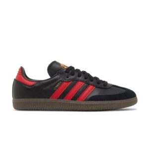 Manchester United x adidas Samba Team Noir Réel Rouge Baskets HQ7030