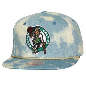 Mitchell & Ness Acid Wash Snapback Boston Celtics Chapeau Bleu 731452