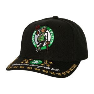 Mitchell & Ness contre le meilleur chapeau Pro Snapback Boston Celtics noir 730589