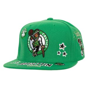 Mitchell & Ness All Out Snapback Boston Celtics Chapeau Noir 730513
