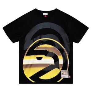Mitchell & Ness Big Face 4.0 SS Tee Atlanta Hawks T-shirt noir 730057