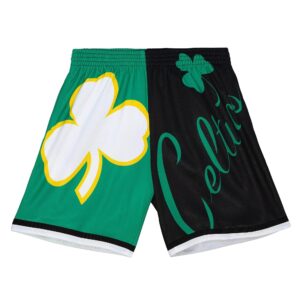 Mitchell & Ness Big Face Fashion 5.0 Short Boston Celtics Noir/Vert 732039